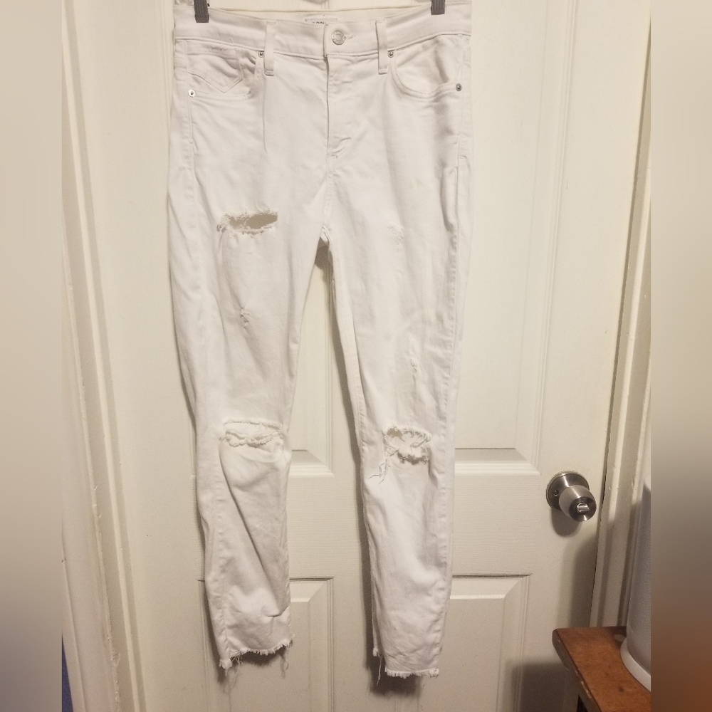 Agolde White Jeans Sophie Crop Women's   Size 27